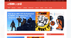 Desktop Screenshot of montanayesqui.com